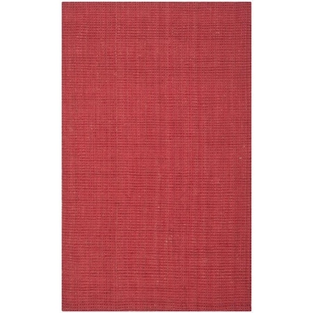 Safavieh 4 x 6 ft. Small Rectangle Casual Red Natural Fiber Rug NF730D-4